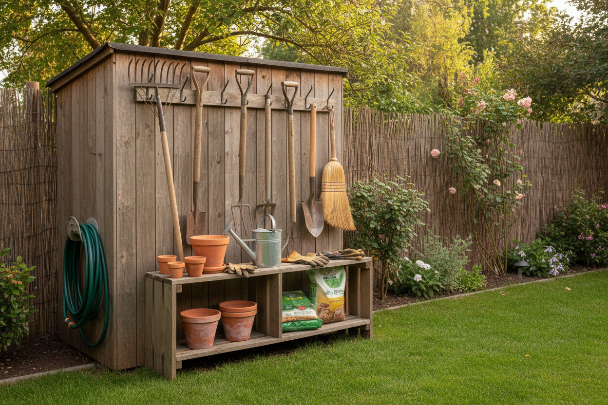 Small Backyard Storage Ideas: How to Organize Garden Tools & Outdoor Equipment Efficiently