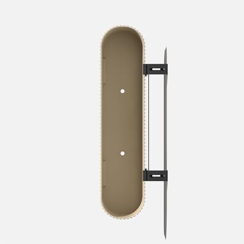 veradek demi series railing planter - round window on a desk or shelf