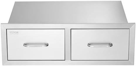 vevor outdoor kitchen drawers 30"w x 10"h x, view 11