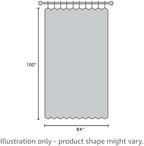 nicetown extra wide patio door curtain, super heavy-duty, view 9