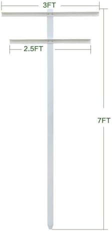 mrgarden 7-feet adjustable garden trellis set for raspberry, close-up detail