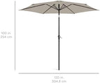 best choice products 10ft outdoor patio umbrella, outdoor on a desk or shelf