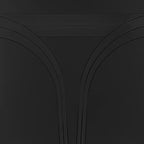 southern patio medallion windowsill platform garden planter, black, front angle view