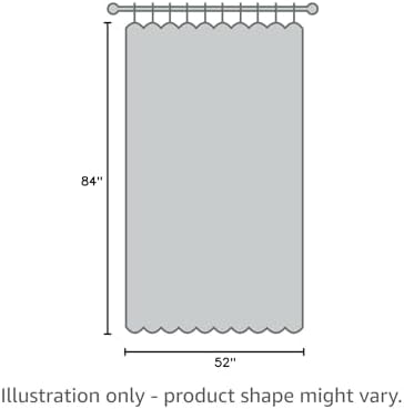 nicetown 2 panels grey blackout outdoor curtains for, view 10