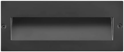 hinkley taper 12v integrated led horizontal step light, front angle view