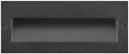 hinkley taper 12v integrated led horizontal step light, front angle view