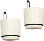 wall mounted hanging planter vase for indoor and, front angle view