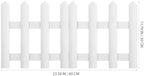 ganazono small wooden picket fence for christmas tree shown in use