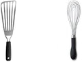 OXO Good Grips Stainless Steel Fish Turner and Flat Whisk Bundle