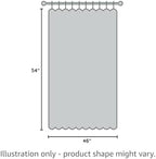 nicetown 100% blackout curtains 54 inches long, double-deck, view 9