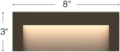 hinkley landscape lighting taper wide horizontal 12v deck shown in use