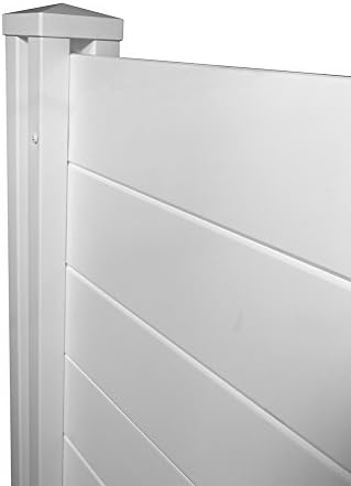enclo premium white vinyl privacy screen, diy no, view 10