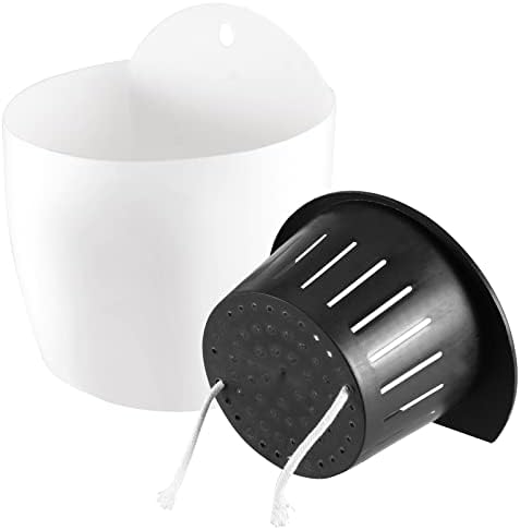 mouyat 10 pcs 7 inch plastic wall mounted, close-up detail