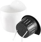 mouyat 10 pcs 7 inch plastic wall mounted, close-up detail