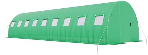 amerlife 30x10 ft tunnel greenhouse with built-in sprinkler, view 9