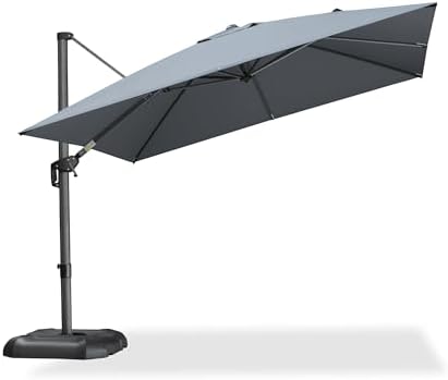purple leaf patio umbrella outdoor 10' x 10', view 9