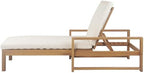 vilrocaz outdoor acacia wood chaise lounges with 6-position, package contents
