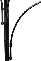 sunnydaze 4-arm hanging basket plant stand with adjustable, package contents