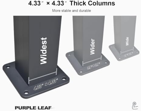 purple leaf louvered pergola 12' x 14' 94as, package contents