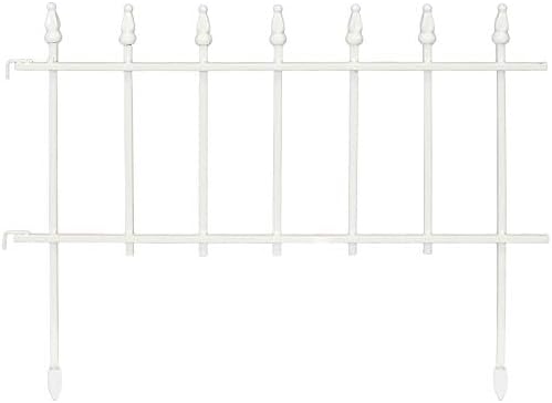 sunnydaze decorative garden fence border, 22" w x, view 10