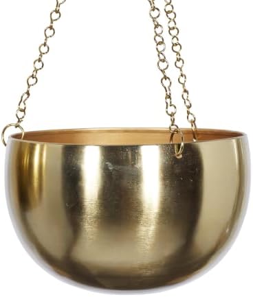deco 79 metal wall planter, set of 2, side view