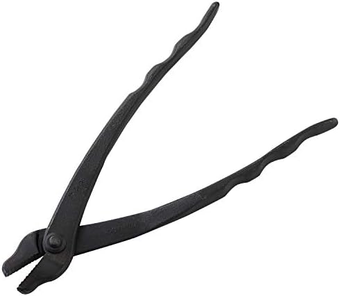 wazakura bonsai wire and jin pliers 8.3in, hand, side view