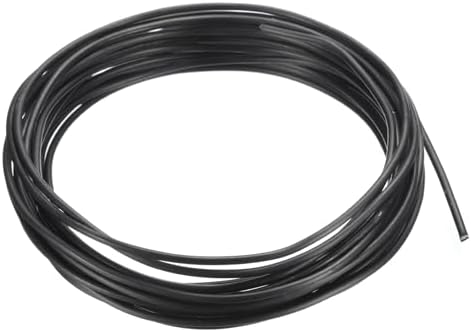 PATIKIL 2mm Bonsai Training Wire, 1 Roll Floral Wire Stems Anodized Aluminum Tree Wire 16.4 Feet Total for Gardening Branch Fixing, Black | Floral Wire Stems, Anodized Aluminum Tree Wire for Gardening Branch Fixing