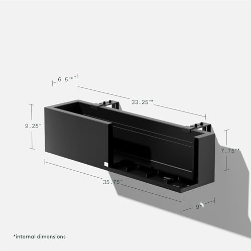 veradek block series railing planter - outdoor window shown in use