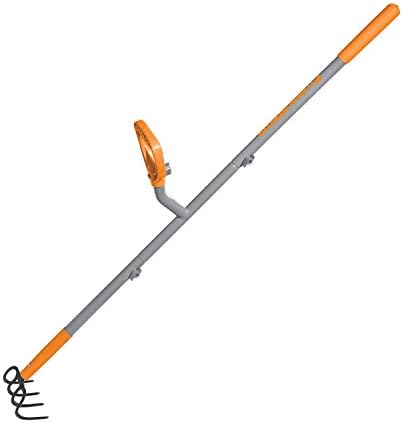 ergieshovel 54" ergonomic steel garden cultivator w/ d showing dimensions