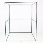 portable 4'x4' large 6ft tall plant netting cover on a desk or shelf