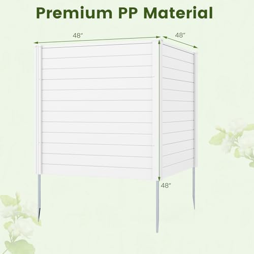 relax4life privacy fence screen, pvc decorative garden fence, close-up detail
