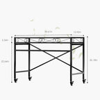 zhongma window height sturdy metal plant stand with, side view