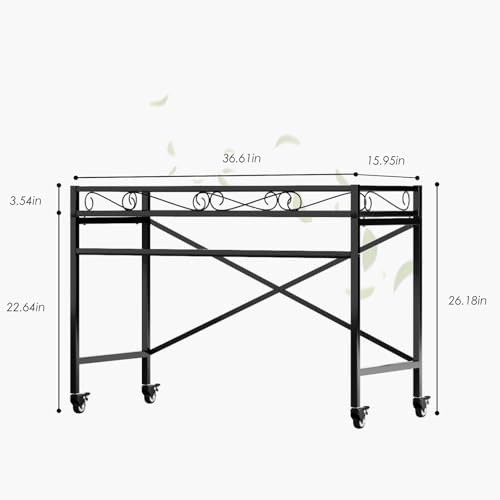 zhongma window height sturdy metal plant stand with, side view