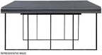 arrow carports galvanized steel carport, full-size metal carport, view 14