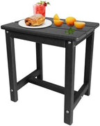 gardenstar adirondack square side table,one-tier outdoor end table on a desk or shelf