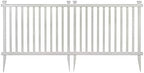 zippity baskenridge picket fence panels, white vinyl diy on a desk or shelf