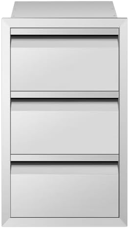 outdoor kitchen drawers stainless steel flush mount bbq, view 9