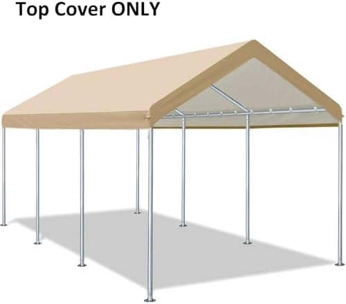 carport replacement canopy cover for car tent top shown in use