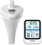 Sainlogic Floating Pool Thermometer, Wireless with High Precision and Easy Read, IP68 Waterproof for Outdoor Swimming, Hot Tub, Pond, Fish Tank, Patio and Aquarium
