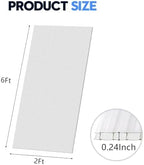dgsl 14 pcs polycarbonate greenhouse panels, 6' x shown in use