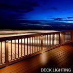 lumina lighting® 2w led deck lights (2 pack), close-up detail