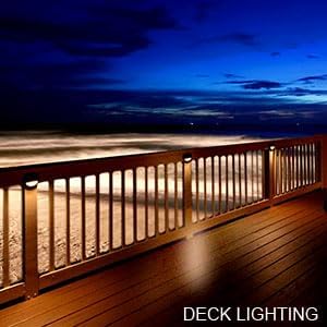 lumina lighting® 2w led deck lights (2 pack), close-up detail