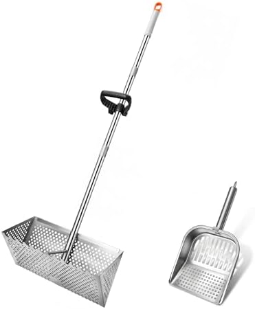 sand flea rake with beach mesh shovel, detachable, main product view