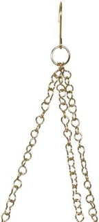 deco 79 metal wall planter, set of 2 showing dimensions