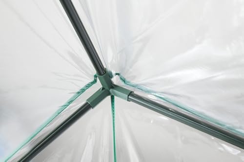 miracle-gro walk-in greenhouse, removable shelves, transparent, 4'8"x29", view 16