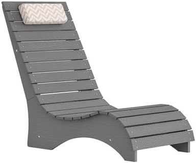 Pool Chairs Set of 2, Fade-Proof for Shallow Water with Headrest | Anti-Floating Pool lounge chairs fit 8–10in baja shelf, tanning chair, all-weather HDPS frame, non-slip build, up to 330 lbs