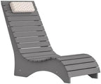 Pool Chairs Set of 2, Fade-Proof for Shallow Water with Headrest | Anti-Floating Pool lounge chairs fit 8–10in baja shelf, tanning chair, all-weather HDPS frame, non-slip build, up to 330 lbs