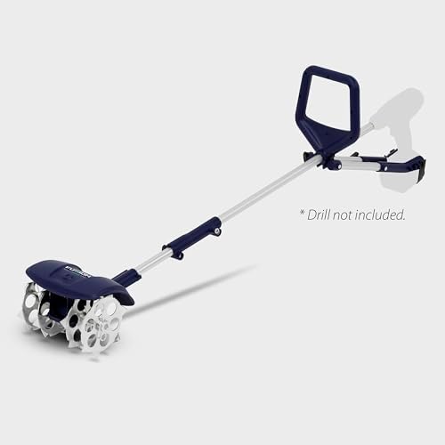 fusion drill-powered cultivator, compatible with most cordless drills, view 13