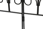 birdrock home 5pk ornate landscape edging fence for, front angle view