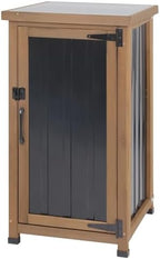small outdoor storage cabinet weatherproof, wood garden potting, main product view